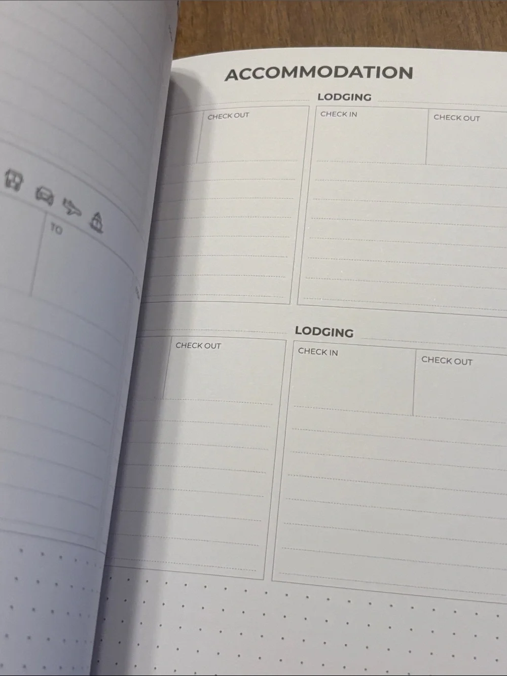 Teal Travel Planner Hardcover
